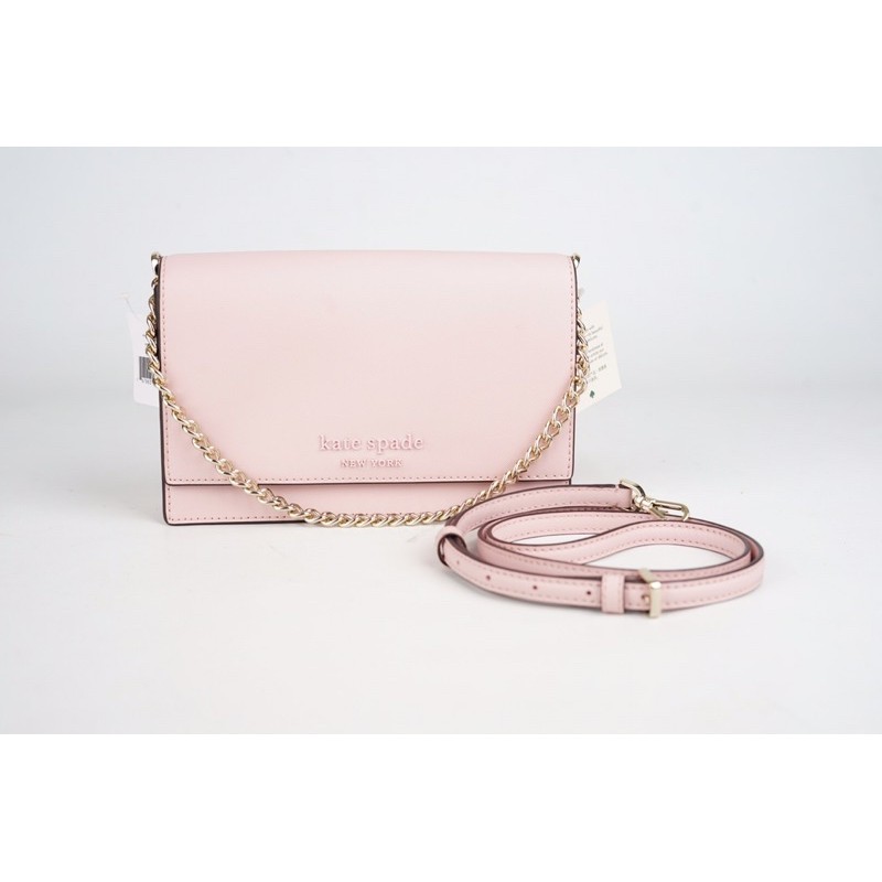 preloved Tas Slempang Branded Original Kate Spade WKRU6430 Cameron Monotone Tutu Pink (955)
