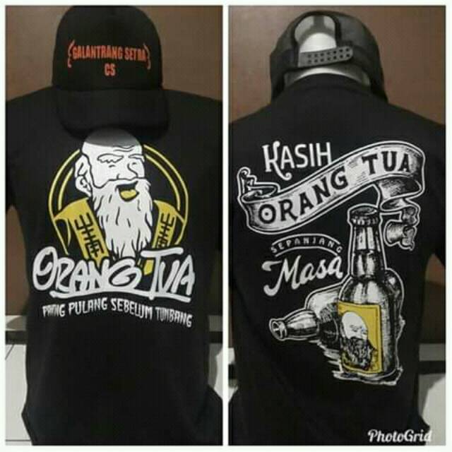 Logo Cap Orang Tua Vektor | DAVID-BAPTISTE CHIROT