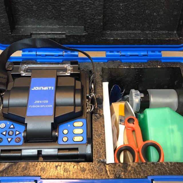 Jw4109 splicer fiber optic merk joinwit FTTH
