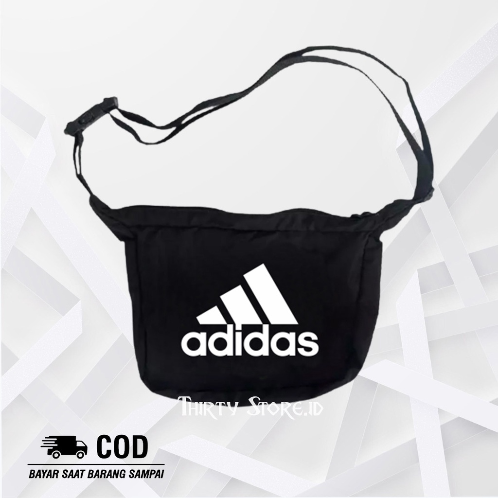 Sling Bag New Adidas Slingbag Pria Wanita / Tas Selempang New Slempang Semi Canvas | Thirtystore.Id