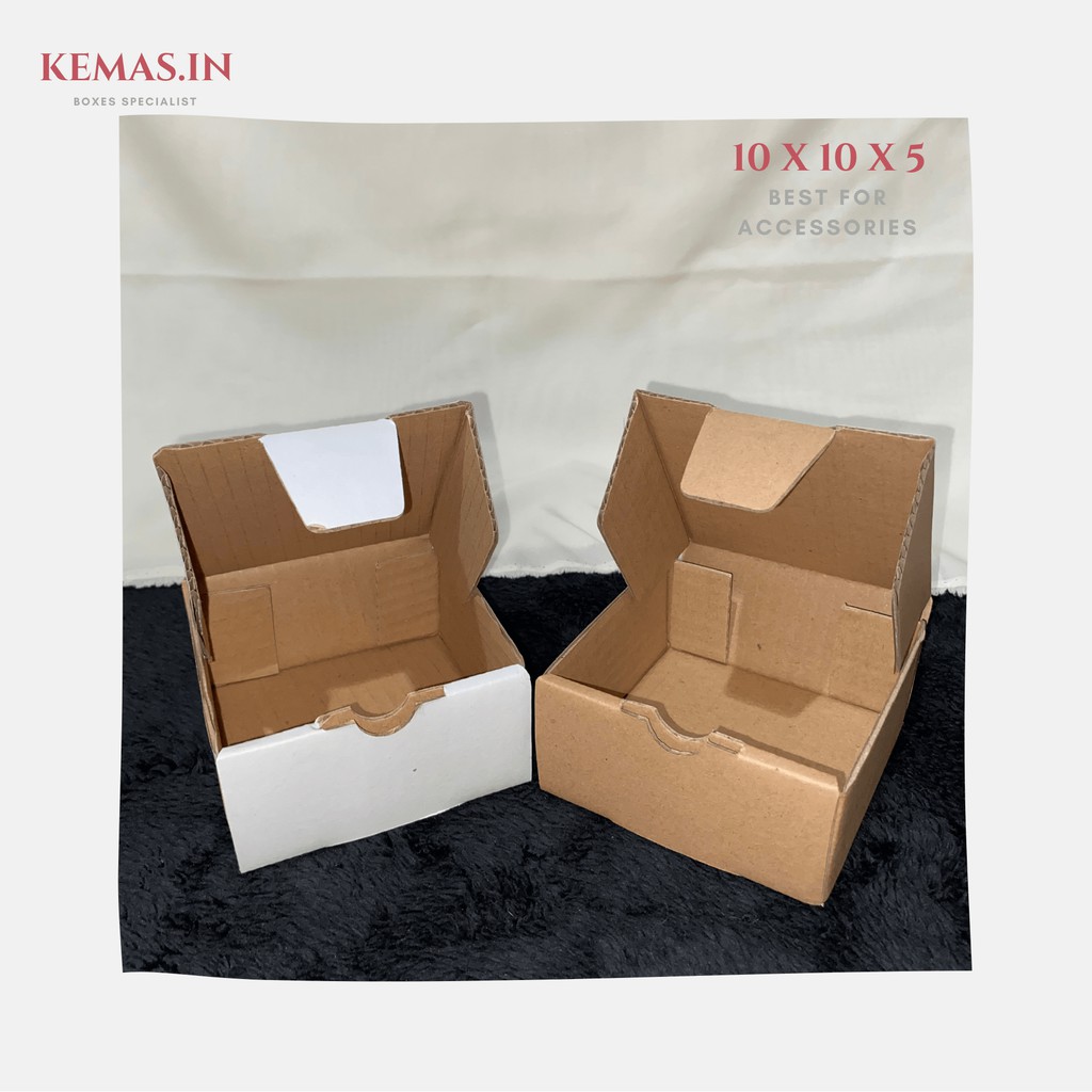 BOX/KARDUS/DUS DIE CUT 10x10x5 cm PIZZA PACKAGING POLOS OLSHOP-5