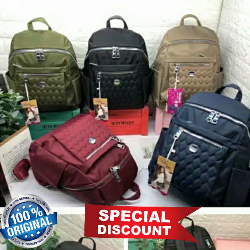 Original Tas Wanita Import Jinjing dan Ransel CHIBAO Bordir Anti Air Kualitas SUPER Terbaru