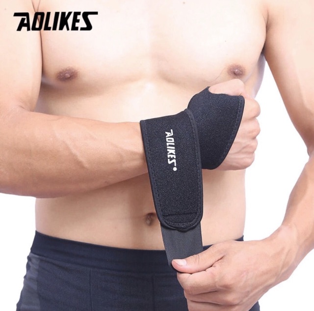 7937 AOLIKES WRIST WRAP SUPPORT BAND STRAP SLEEVE PAD SARUNG TANGAN