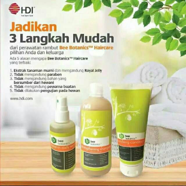 Bee Botanics Haircare Set Penumbuh Rambut Hdi Indonesia