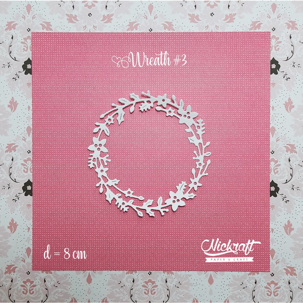 

WREATH #3 - Hiasan Scrapbook Daun Kertas Die Cut Leaves