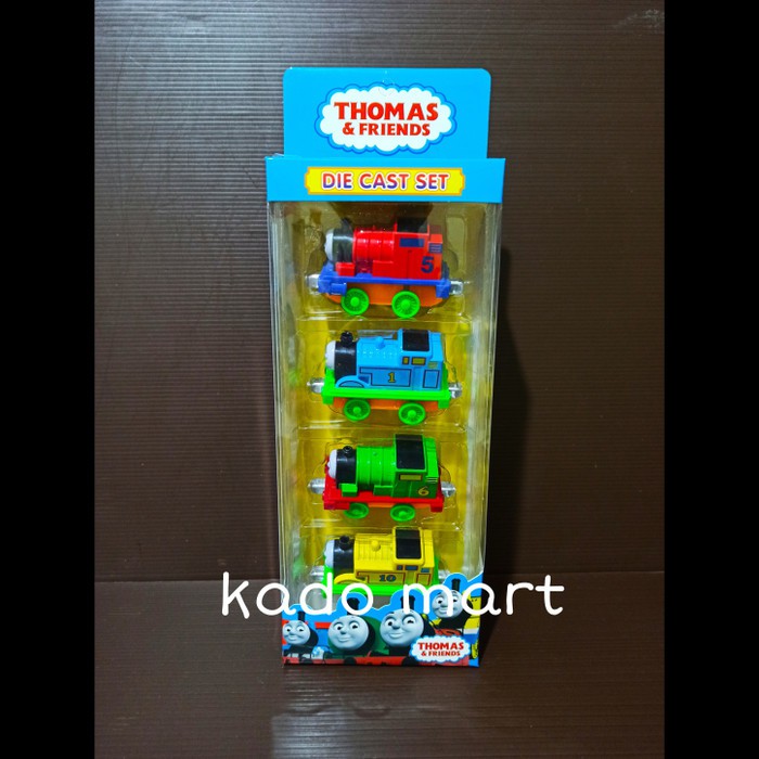 MAINAN KERETA THOMAS AND FRIENDS DIECAST THOMAS SET 4 MAGNET