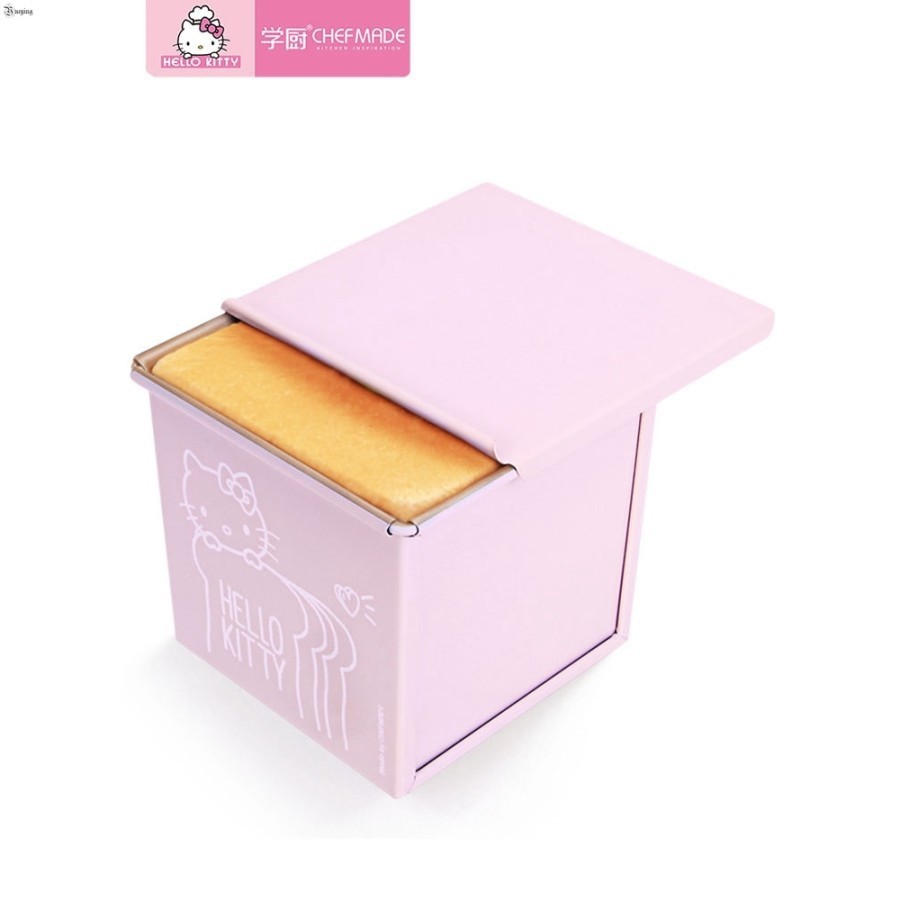 Chefmade Cube Toast Box Hello Kitty non stick / Loaf Pan / loyang Roti Tawar anti lengket