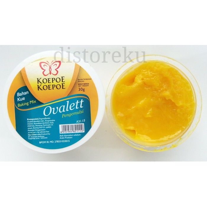 ovalet ovalett koepoe koepoe kupu baking mix pengemulsi emulsifier