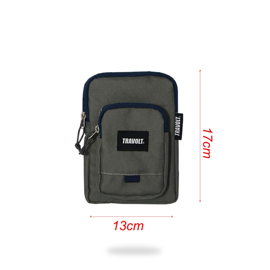 Mini Sling Bag - Travolt - Force - Tas Selempang - Grey