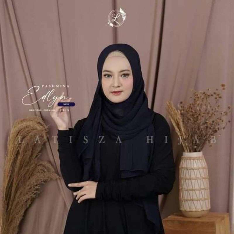 Pashmina plisket Edlyn Latisza