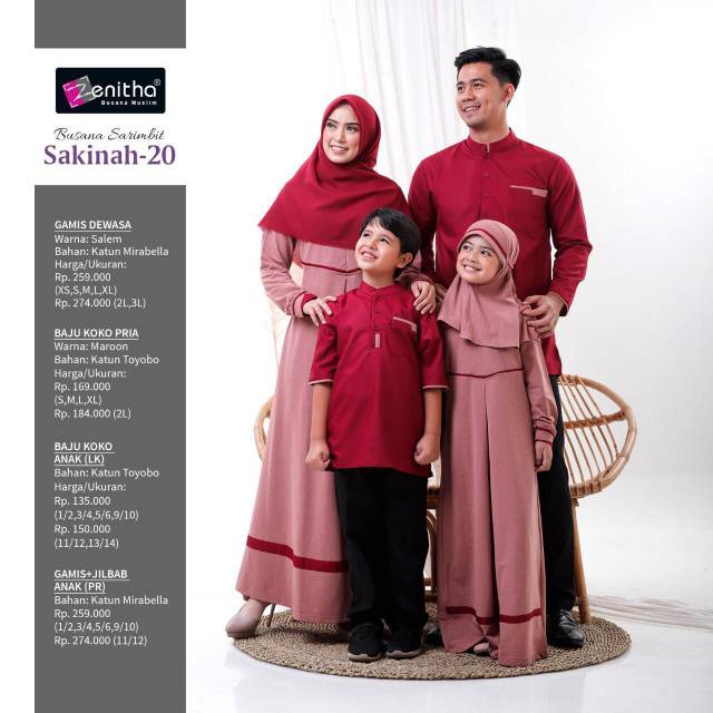 BAJU SERAGAM KELUARGA / BAJU COUPLE MUSLIM / BAJU MUSLIM COUPLE / BAJU COUPLE KELUARGA / SARIMBIT