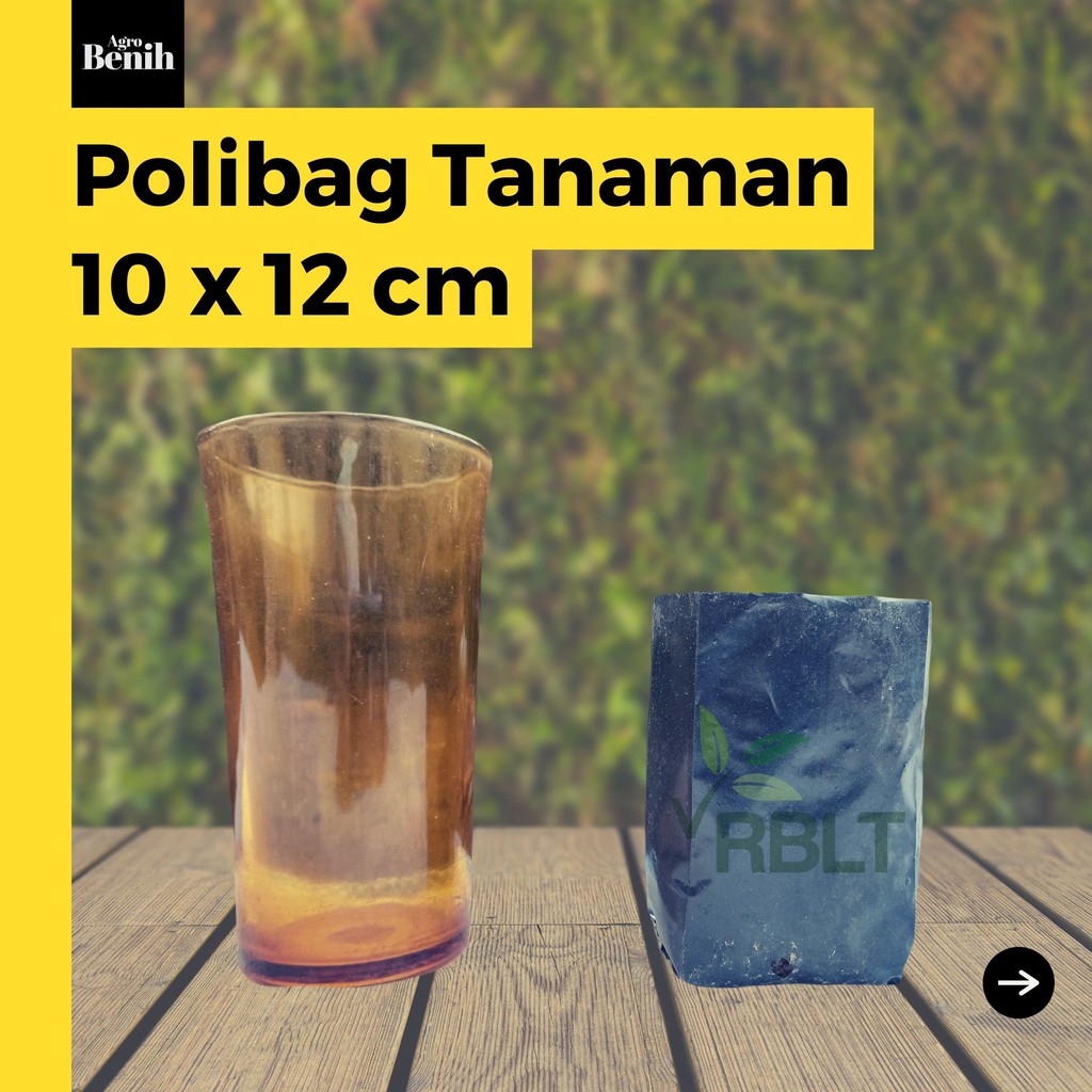 Polybag 10x12 Polibag Tanaman Kecil 10 x 12 Plastik Tebal Polibek Semai Benih Bibit Sayur Sayuran