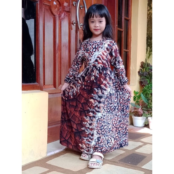 GAMIS RAYON ORI ANAK  TERBARU, GAMIS TWILL ANAK, ( SIZE S M L XL XXL ) GMIS TWILL TERBARU