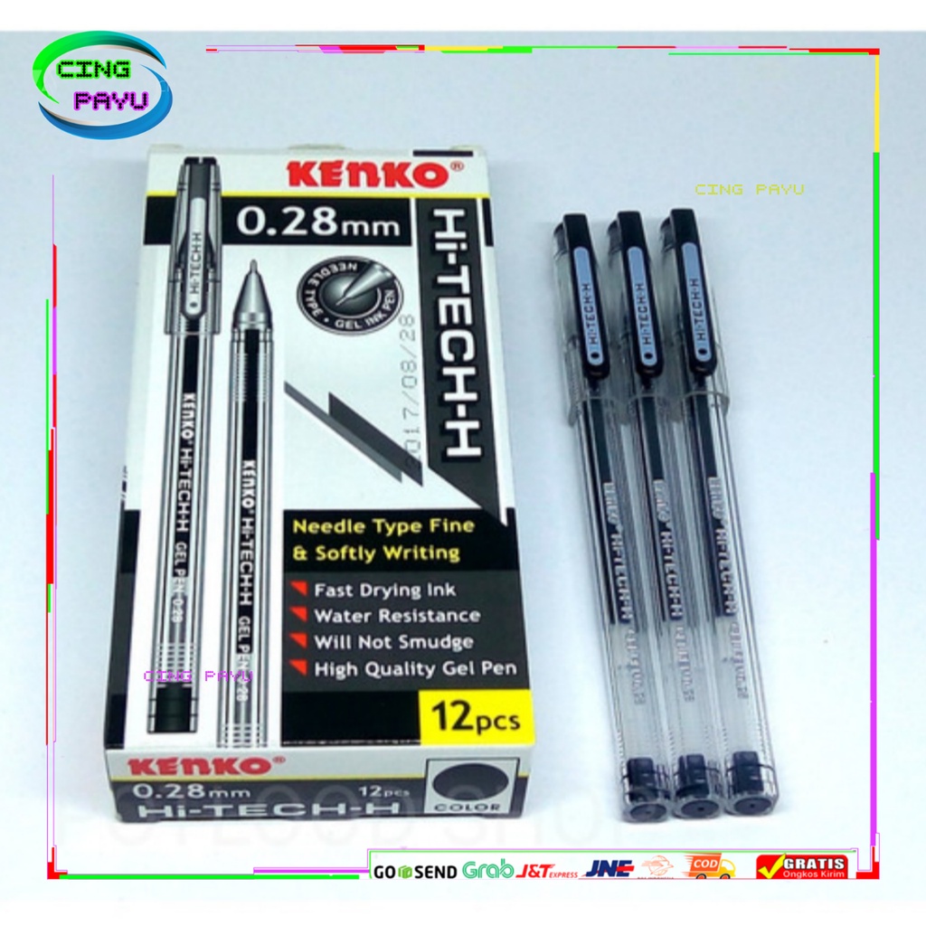 

Pulpen Hitech Kenko 1 Pcs HI-TECH-H 0,28 mm - Pulpen Hitek