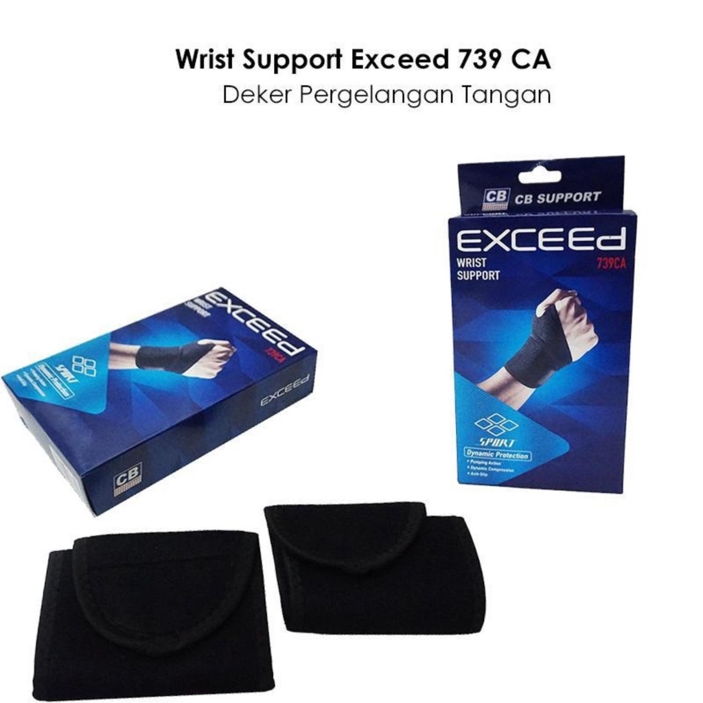 Exceed 739CA Wrist Support - Deker Pelindung Pergelangan Tangan 0809