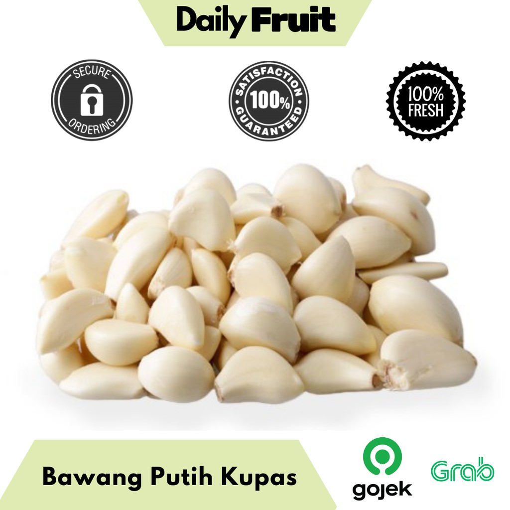 

Bawang Putih Kupas Terkupas Fresh Segar Jakarta