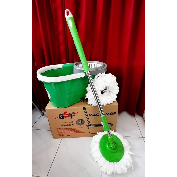 MAGIC MOP GSF MURAH / ALAT PEL PEMBERSIH LANTAI / MAGIC MOP GSF STAINLESS STEEL / MAGIC MOP PEMBERSIH LANTAI GSF