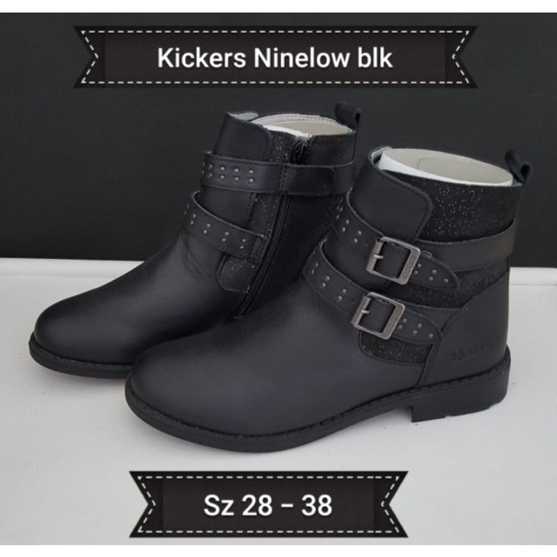 Kickers Nine Low Boots kulit original