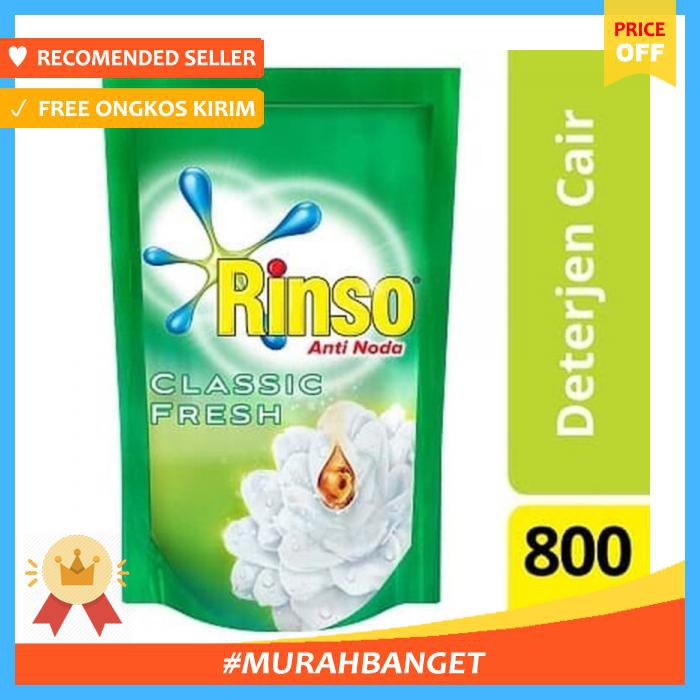 Rinso Anti Noda Deterjen Cair Konsentrat 800Ml Shopee Indonesia