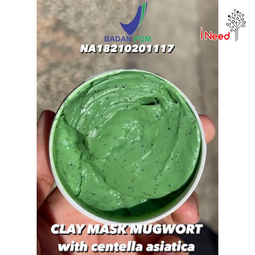 (INEED) [ BPOM ]  CICA NATURE  CLAY MASK • MASKER SAFFRON • MASKER MUGWORT • MASKER CHARCOAL • MASKER VIRAL