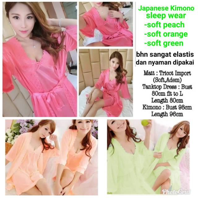 Triana Kimono sleep wear (tersedia 8 warna)