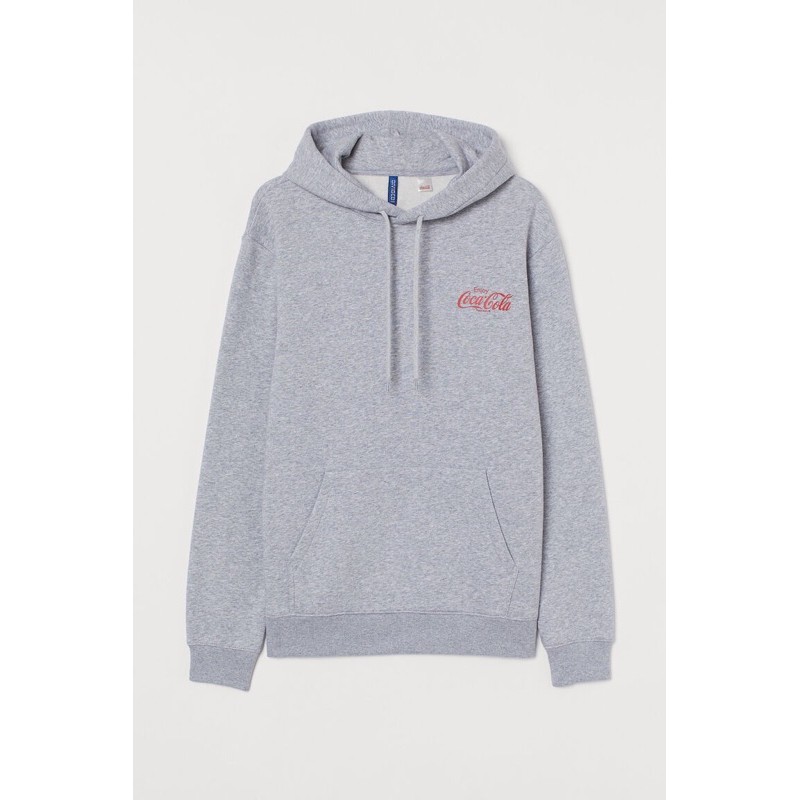 H&M HOODIE COCA COLA GREY ORIGINAL