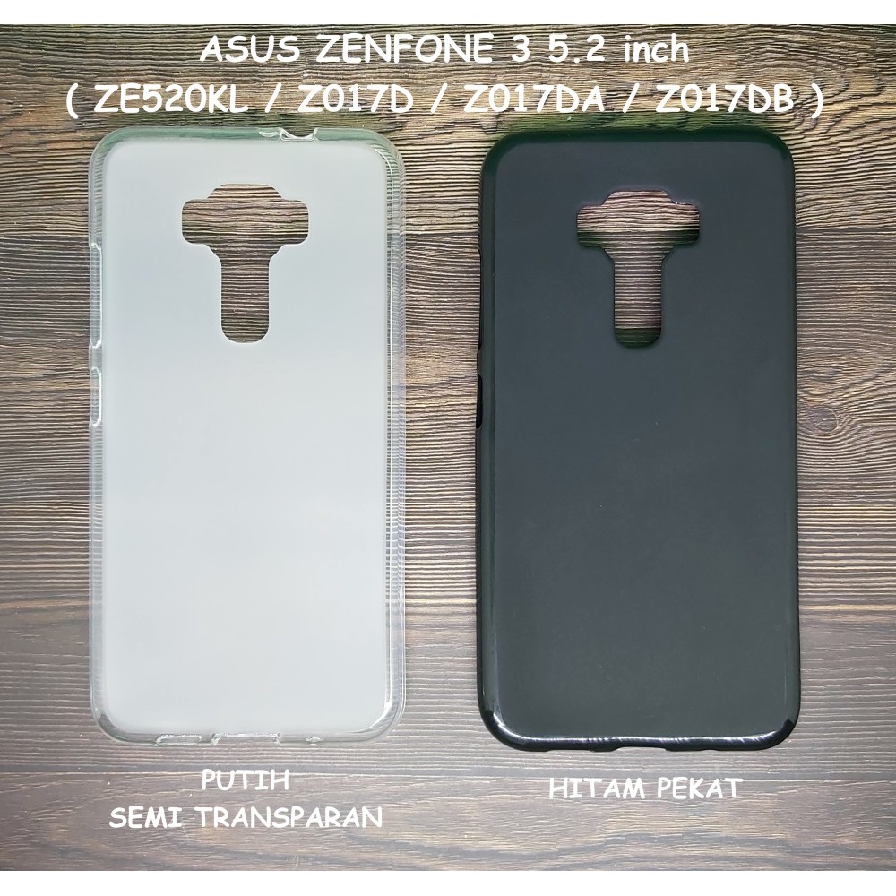 Softcase Asus Zenfone 3 Ze520kl 5 2 Inch Z017d Z017da Z017db Casing Soft Jelly Tpu Case Shopee Indonesia