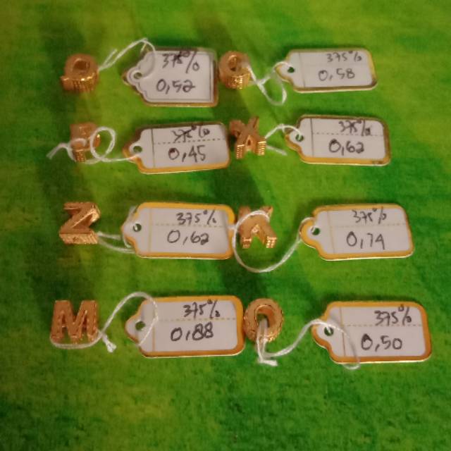 Emas asli kadar 375%