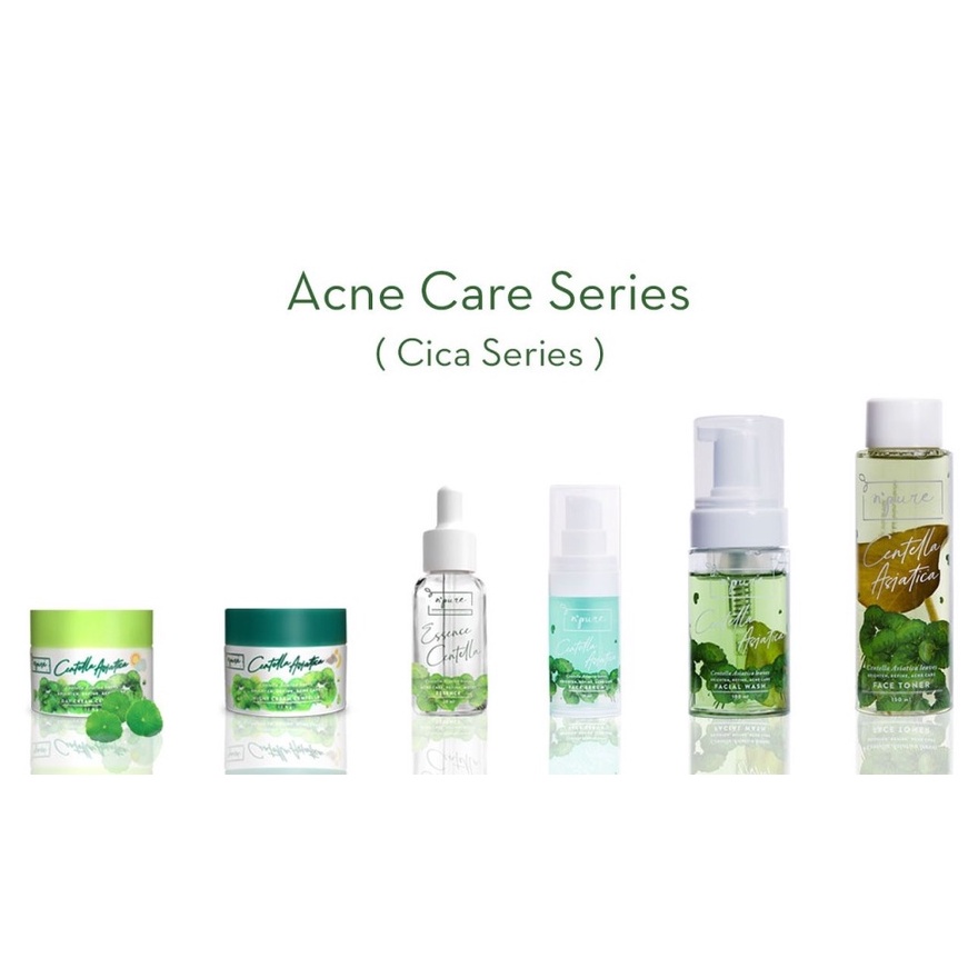 ✦SINAR✦ NPure Cica Centella Acne Care - Facial Wash - Toner - Essence - Clear Pad - Cream- SunScreen - Acne Spot - Dark Spot