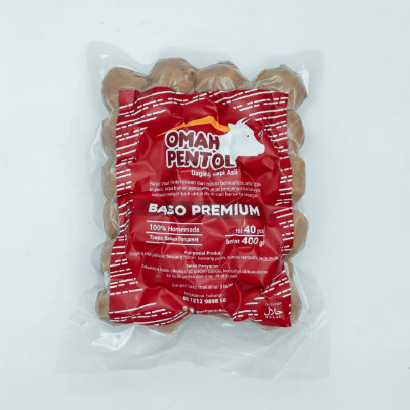 

Murah!! Baso Premium Omah Pentol 400 Gram