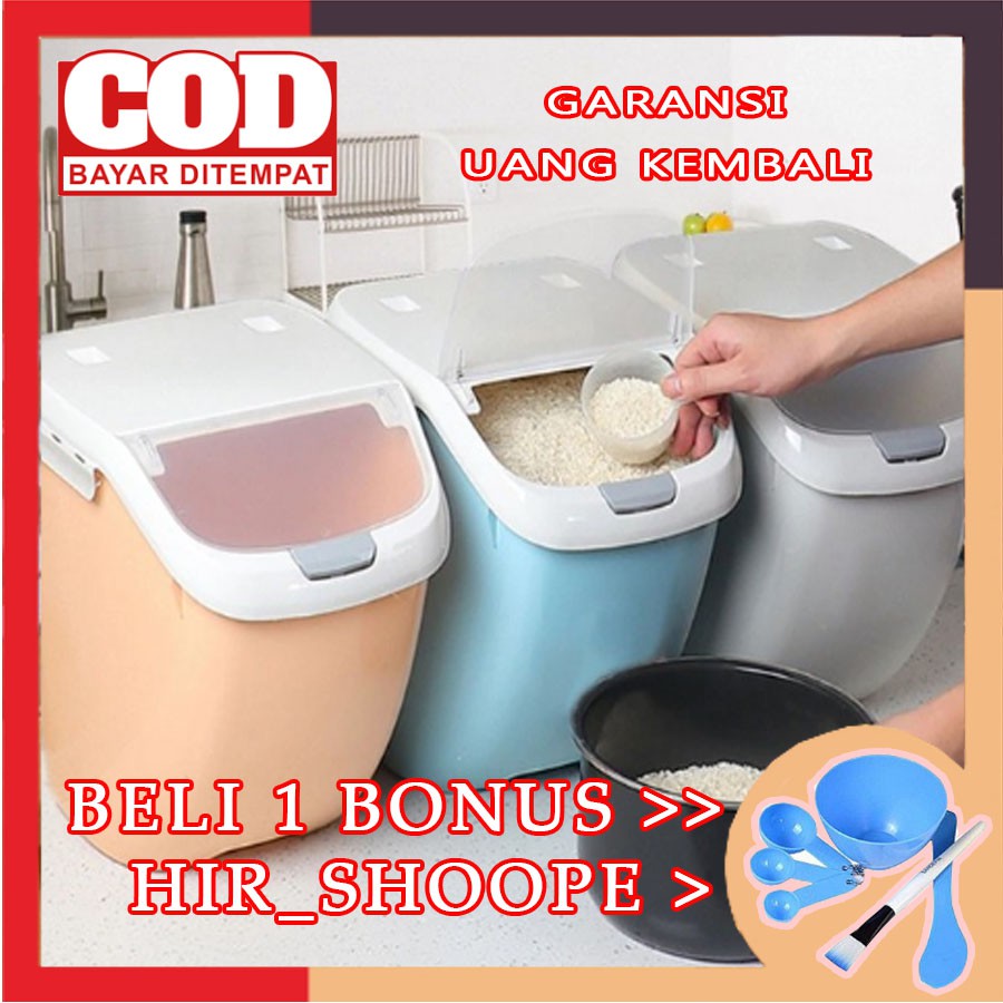 Tempat beras 10 kg - Tempat beras cosmos - tempat beras 5 kg - box beras 6 kg - tempat beras maspion