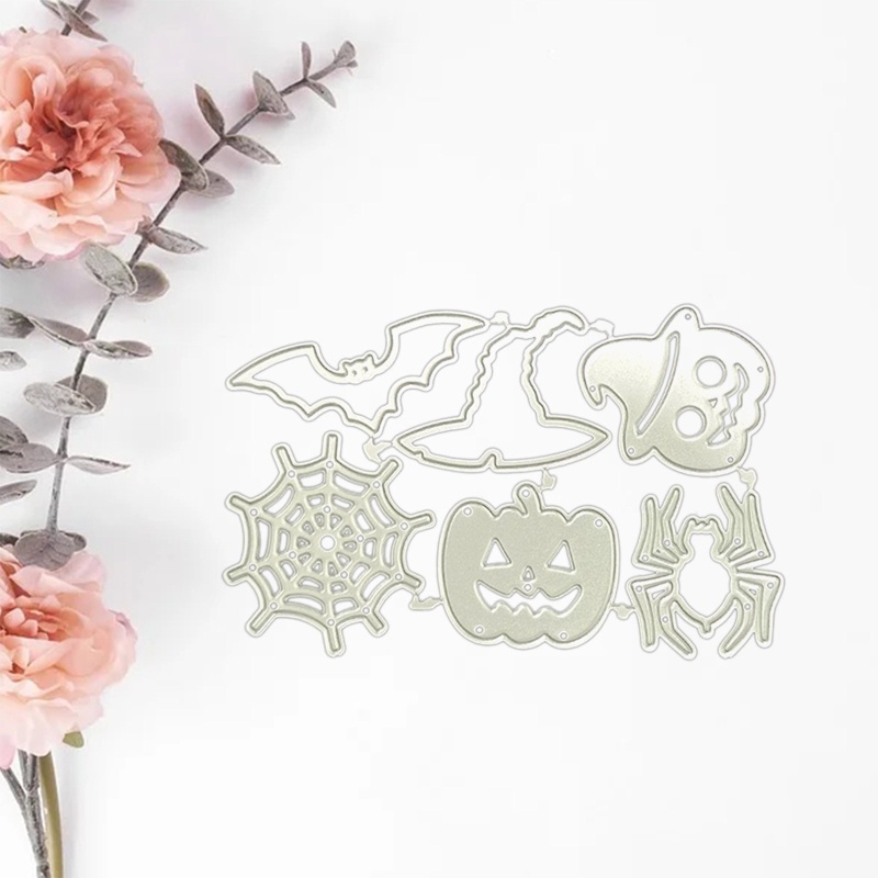 Cutting Dies Bahan Carbon Steel Tema Halloween Untuk Membuat Kartu Ulang Tahun / Scrapbook / Album