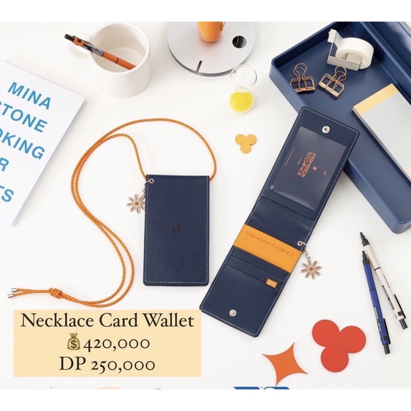 NECKLACE CARD WALLET PERMISSION TO DANCE MERCH BTS [READY STOCK]