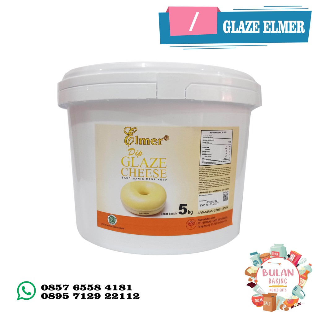 

Glaze Cheese Elmer (Repack) 1Kg