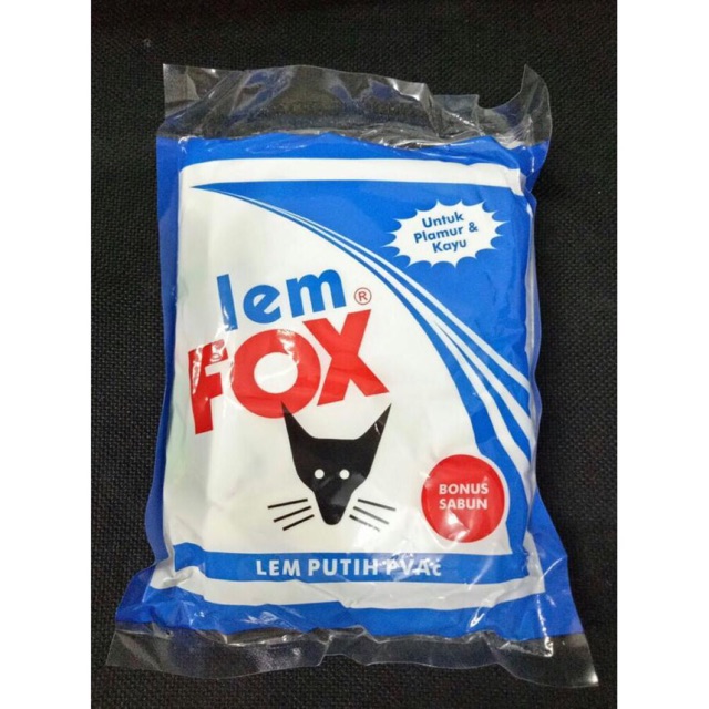

Lem Putih Fox Bungkus Biru 600 Gr