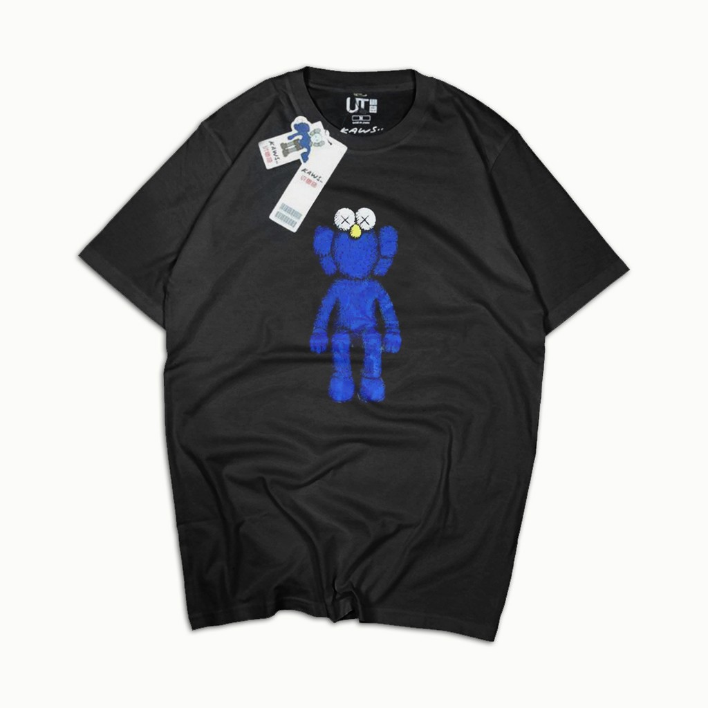 [COD] KAOS UNIQLO x KAWS - SUMMER UT X ELMO BLUE - TERLARIS - TERMURAH