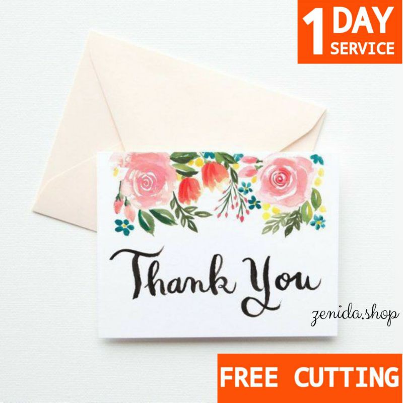

Custom Kartu Ucapan Terimakasih Olshop / Thank You Card / Thanks Card