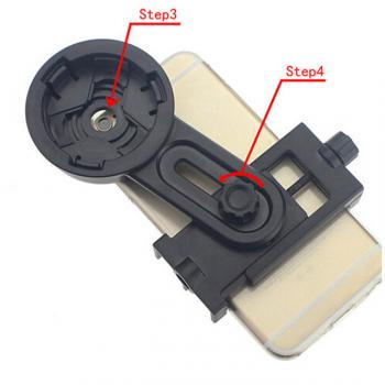 Holder Mount Universal Handphone Teropong Teleskop / Mount Smartphone ke Teropong Teleskop Monokular Binokulars