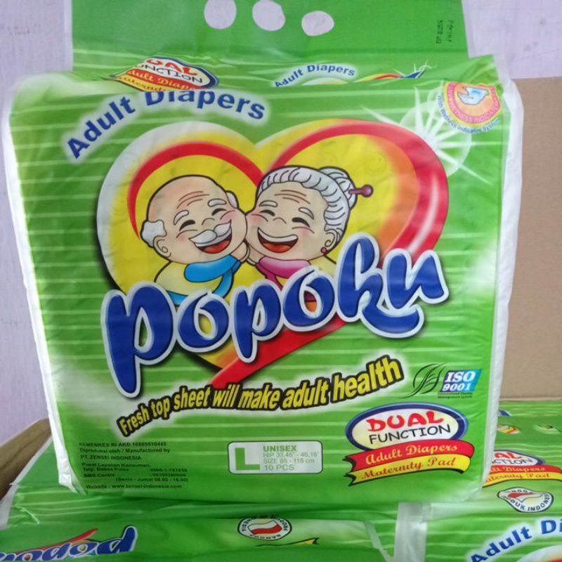 POPOKU ADULT DIAMPRES M L XL isi 10