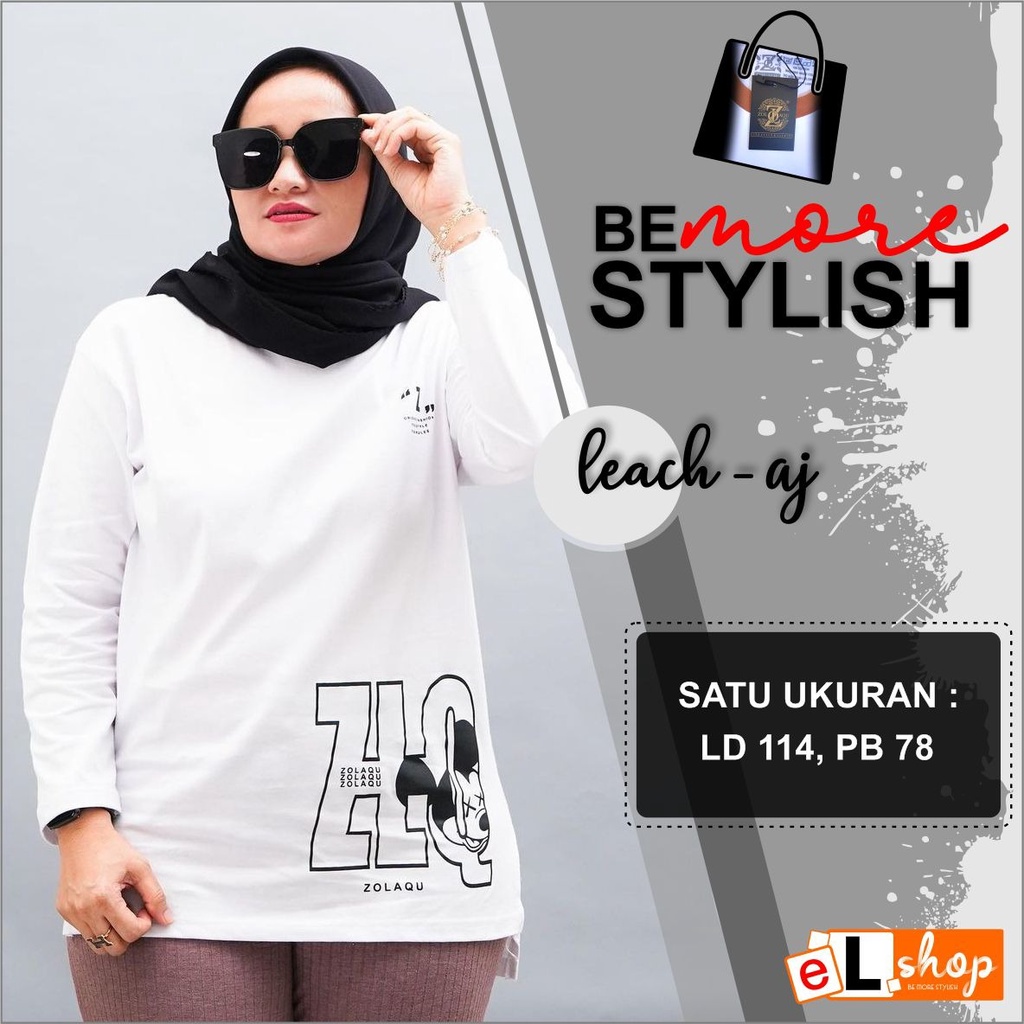 KAOS ZOLAQU ORI TERBARU 2022 ATASAN SEMI TUNIK ORIGINAL 100% PAKAIAN WANITA OUTFIT CLOTHING BAJU BLO