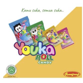 

Yukarol Youka Roll Youkarol Youkaroll Candy Permen Ranjani ( 1 Pak isi 20 pcs )