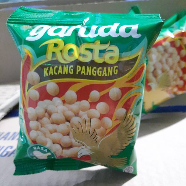 

Garuda Rosta Kacang Panggang Rasa Bawang 1 renceng isi 10 pcs