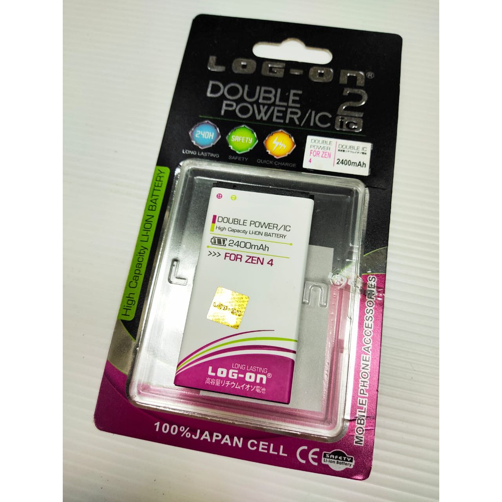 BATTERY DOBEL POWER LOG-ON ASUS ZENFONE C/ZENFONE 4/4S/ZENFONE GO B/ZB452KG