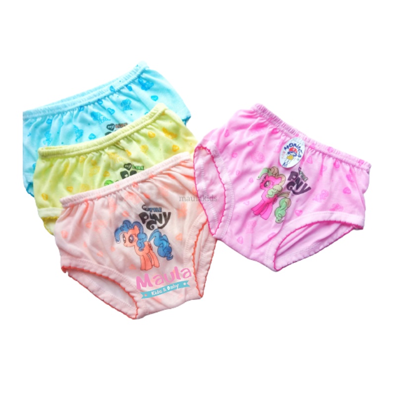 12 Pcs Obral Celana Dalam Anak Little pony Cantik Murah