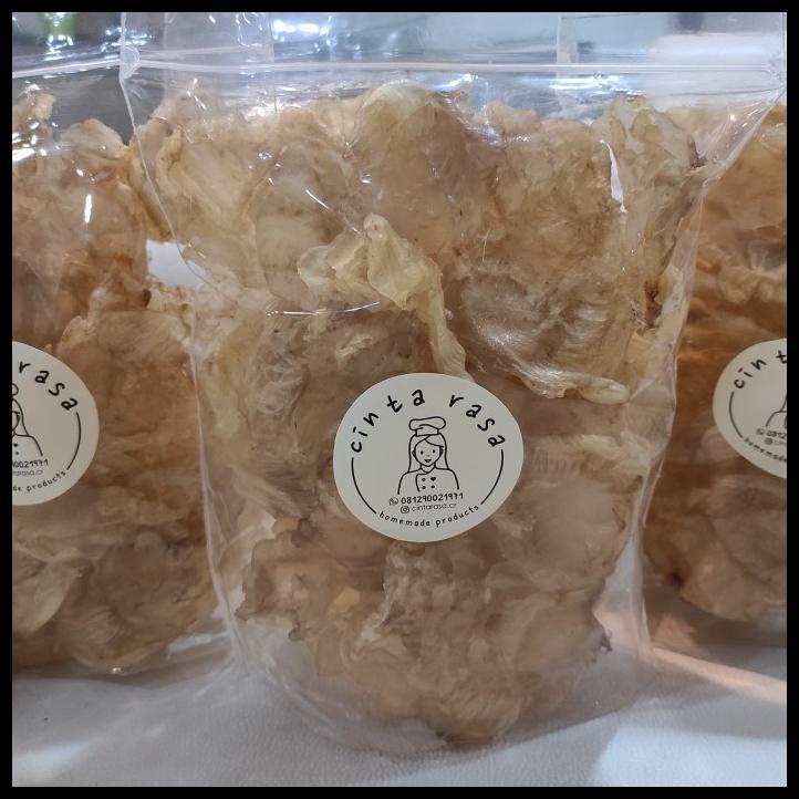 

Fish Maw/Hipio/Yi Phiau Grade A Super Mentah/Belum Digoreng @200 Gram