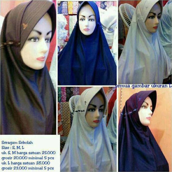 jilbab anak termurah Jilbab Seragam Sekolah Anak SD (Grosir dan Ecer) ready stock