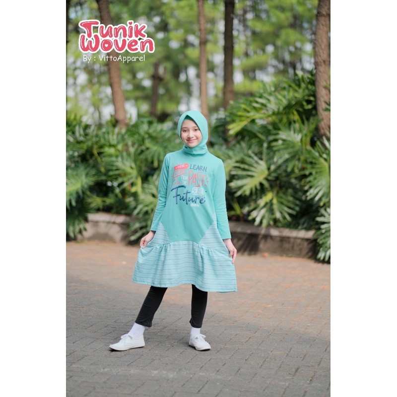 Dress Anak Tunik Woven Vitto