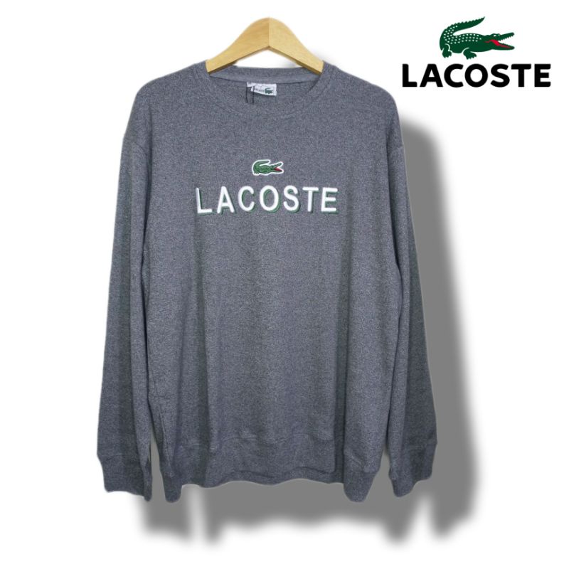 CREWNECK DEWASA LACOSTE BORDIR