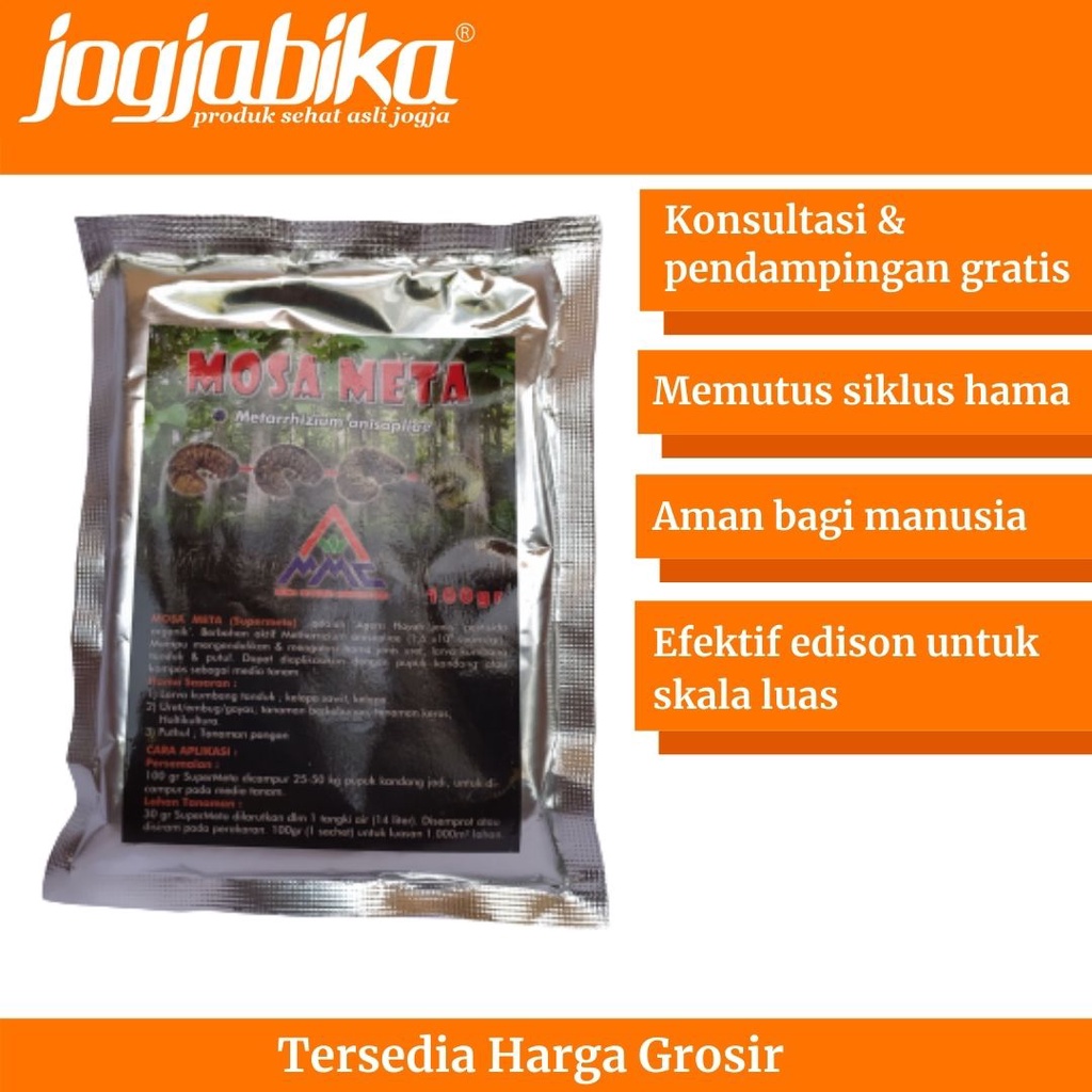 Insektisida Pestisida Organik Hayati Obat Pembasmi Hama Uret Ulat Puthul Tanaman Mosa Meta 100 g