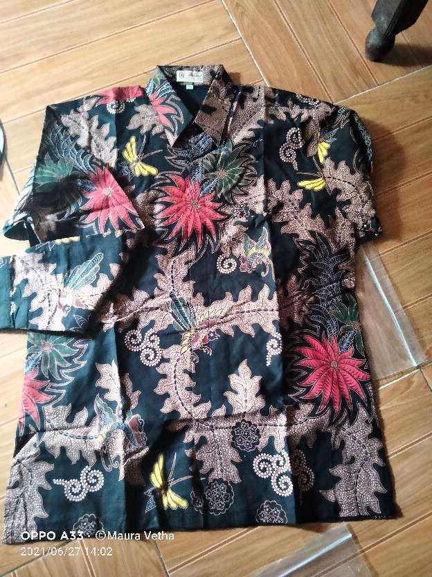 Baju Batik Pria Lengan Panjang Kemeja Batik Pria Terbaru Atasan Batik Baju Batik Premium Ads 063